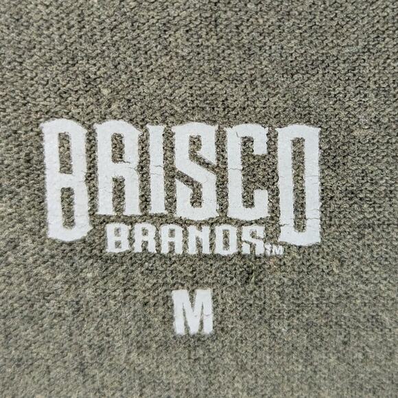 Brisco Brands It’s Organic T-Shirt M Green Psychedelic Mushroom Graphic Tee - Picture 3 of 5